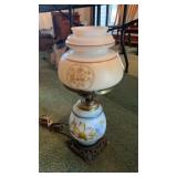 Vintage Gone With the Wind style hurricane lamp