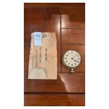 Vintage Waltham 8 Day Desk Clock