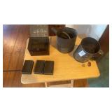 Vintage Sifters, cake box, little pans
