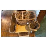 Lot of Wicker Baskets