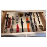 Lot of Watches Invicta, Timex, etc