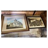 Vintage framed pictures (2)
