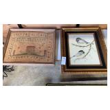 Vintage framed pictures (2)