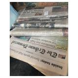 Lot of Newspapers, the tribune Democrat,