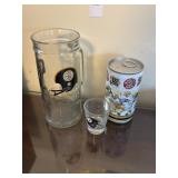 Steelers Lot - Mug, Shot Glass and SEALED Iron