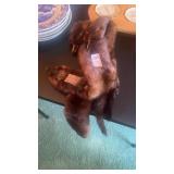 Vintage brown mink fur stole