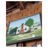 Farmhouse scene  picture