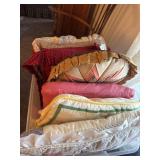 Lot of Quilted Pillows