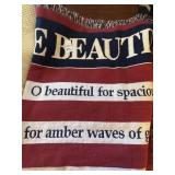 "America The Beautiful" Woven Blanket