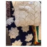 Crocheted Afghans - Snowflakes and White (2)