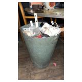 Bin of Assorted Tape and misc. household items