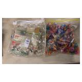 Lot of Replacement Christmas Bulbs & Tree inserts