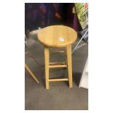 Wooden Barstool