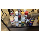 Lot of WD-40, Sprays, & other items