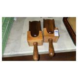 Wooden Candle Wall Sconces