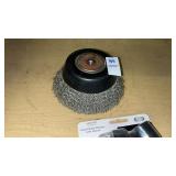 Wire Brush Wheel and Shower Arm Mount