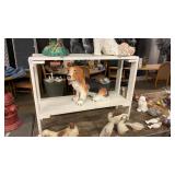 2-Tier Wooden Shelf 25in. High NO CONTENTS