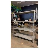 Metal Shelving Unit