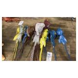 Assorted Vintage Bird Ornaments