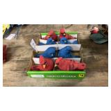 Small Cardinal and Bluejay Figurines
