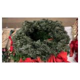 4 Christmas Wreaths and Garland