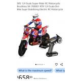1:4 Scale RC Dirtbike.New in box. Never used.