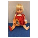 Vintage Mattel Chatty Baby Doll sleepy eyes, 16
