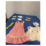 Vintage Doll Dresses and Shoes