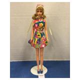 Vintage Barbie Doll in Bloom Bursts Outfit