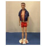 1960s Vintage Ken Bendable Knee Barbie Doll in