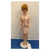 Vintage Mattel Barbie in a pink lace suit &