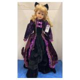 Vintage Porcelain Collectible Doll 20 in