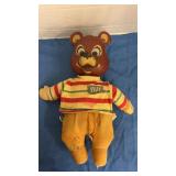 Vintage Mattel 1965 Biff The Talking Bear