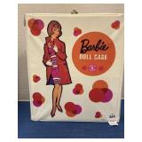 Vintage Barbie vinyl carry case & accessories