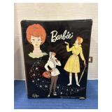 Vintage Barbie vinyl carry case & accessories