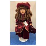 Vintage Porcelain Collectorï¿½s Choice Doll 16 in