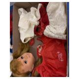 Mattel Chatty Baby Clothing and Doll Head Lot