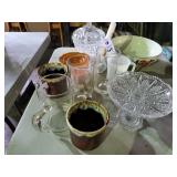 Assortment of glassware