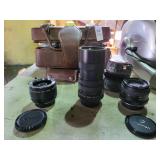Minolta Camara lenses & case
