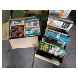 Cook books and fishing books