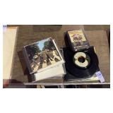 Lot of Beatles CDs,  Records and 8 Track