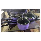 Purple Farberware Cookware Set
