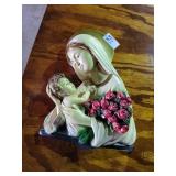 Chalk religious wall hanging