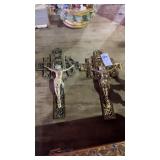 Brass Crucifix Wall Hangings