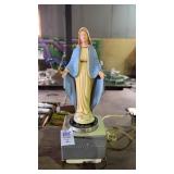 MCM Vintage Virgin Mary Madonna Musical Blessing