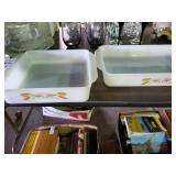 3 pices fire-king bake ware