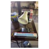 Mag Lite and Table Lamp