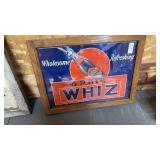 Vintage Grape Whiz soda advertisement 22x17in