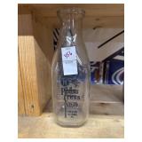 Vintage Penn-Cress Glass Milk Bottle