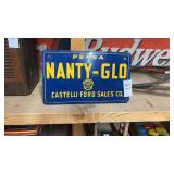 Nanty-Glo Castelli Ford License Plate
